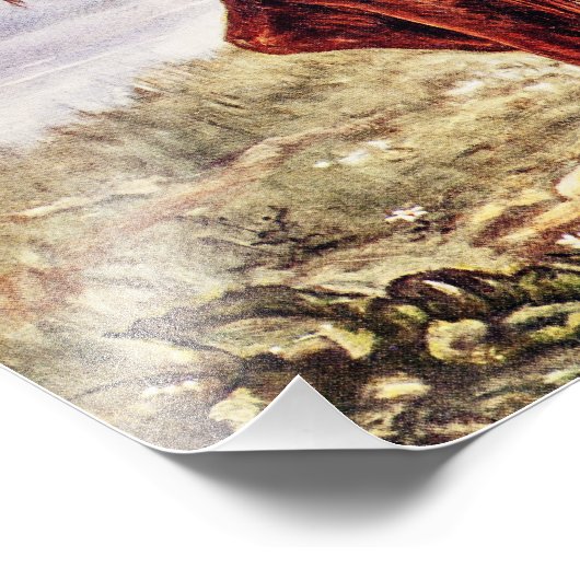 Impression Photo Irish Setter 1900 (Coin)