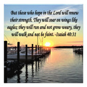 IMPRESSION PHOTO ISAIAH 40:31 SCRIPTURE VERSE (Devant)