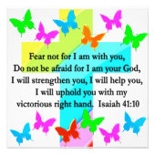 IMPRESSION PHOTO ISAIAH RELIGIEUX 41:10 SCRIPTURE VERSE (Devant)