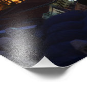 Impression Photo Istanbul Mosquée Bleue Nuit Décor Premium Voyage (Coin)