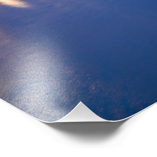 Impression Photo Italie, Florence, Réflexions nocturnes dans (Coin)