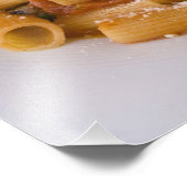 Impression Photo Italie, Positano. Plaque d'affichage de rigatoni. (Coin)