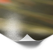 Impression Photo Italie, Toscane, Poppies d'été en Toscane Largeur  (Coin)