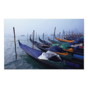 Impression Photo Italie, Venise. Gondoles.