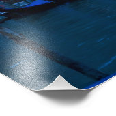 Impression Photo Italie, Venise, Vue nocturne le long du Grand (Coin)