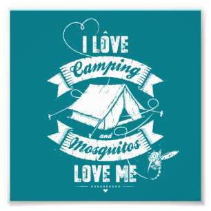 Impression Photo J'adore le camping