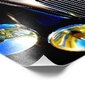 Impression Photo Jaguar voiture classique (Coin)