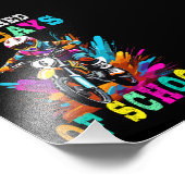 Impression Photo J'ai écrasé 100 jours d'école Motocross (Coin)