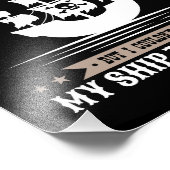 Impression Photo J'ai essayé d'être un bateau drôle pirate ensemble (Coin)