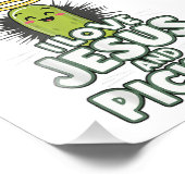 Impression Photo J'Aime Jésus Et Les Piquettes (Coin)