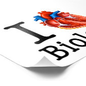 Impression Photo J'aime la biologie (Coin)