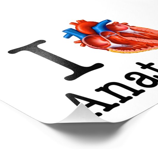 Impression Photo J'aime l'anatomie (Coin)