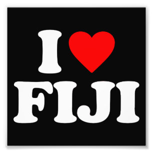 IMPRESSION PHOTO J'AIME LES FIDJI
