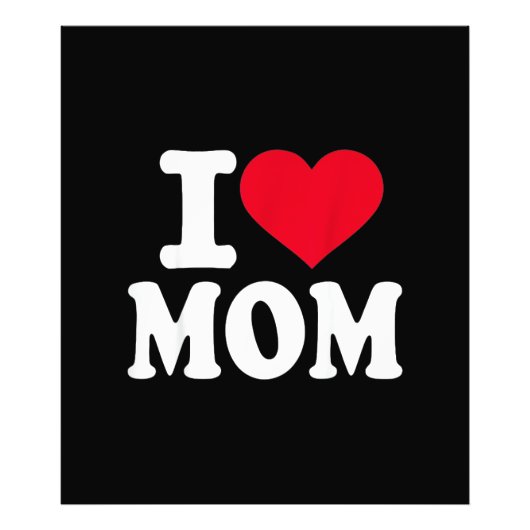 Impression Photo J'aime maman (Devant)