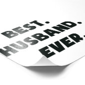 Impression Photo J'Aime Mes Mondes Meilleur Mari Jamais (Coin)