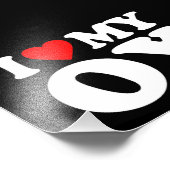 IMPRESSION PHOTO J'AIME MON OX (Coin)