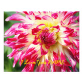 Impression Photo J'aime votre nom (Devant)