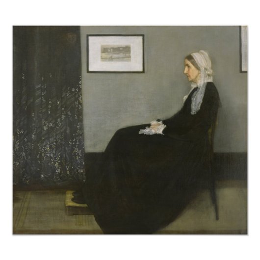 Impression Photo James Abbott Whistler - La mère de Whistler (Devant)