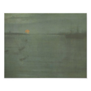 Impression Photo James McNeill Whistler - Nocturne - Bleu et Or