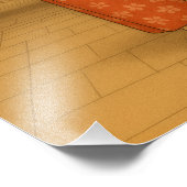 Impression Photo Japan Stroll - Kimono Girl and Shiba dog Art Print (Coin)