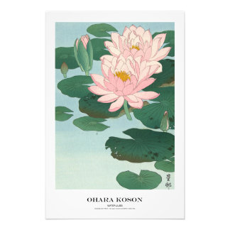 Impression Photo Japanese Art Print - Ohara Koson - Water Lilies