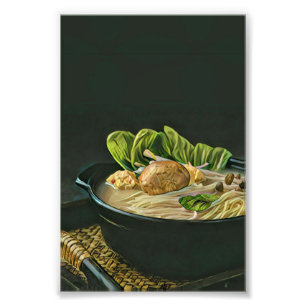 Impression Photo Japonais amoureux de la restauration Ramen