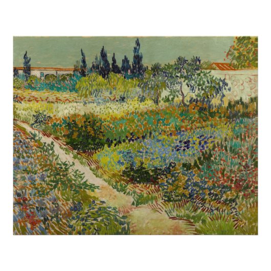 Impression Photo Jardin à Arles, 1888 (Devant)