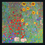 Impression Photo Jardin agricole de Gustav Klimt avec tournesols<br><div class="desc">Jardin agricole de Gustav Klimt avec tournesols Photo Print.</div>