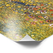 Impression Photo Jardin agricole Klimt avec Crucifix Imprimer (Coin)