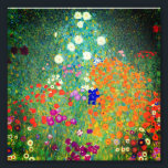 Impression Photo Jardin aux fleurs Gustav Klimt<br><div class="desc">Photo Impression représentant le Jardin des fleurs de Gustav Klimt,  peinture à l’huile (1906). Un beau jardin de fleurs violettes,  rouges,  blanches,  bleues et oranges. Un grand cadeau pour les amateurs d'art Art Nouveau et autrichien.</div>