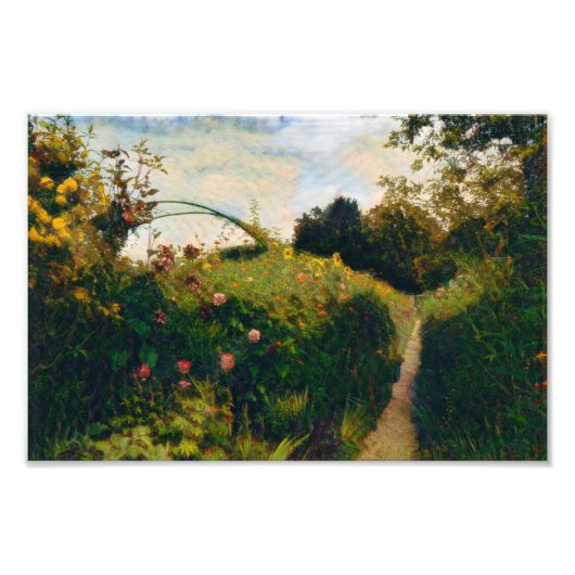 Impression Photo Jardin de Monet en été (Devant)