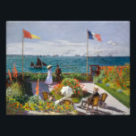 Impression Photo Jardin de Sainte-Adresse | CLAUDE MONET |<br><div class="desc">Le jardin de Sainte-Adresse est un tableau de Claude Monet datant de 1867.</div>