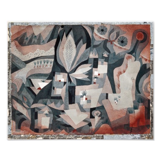 Impression Photo Jardin Glacière sec | Paul Klee | (Devant)