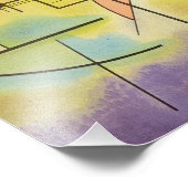 Impression Photo Jaune-Rouge-Bleu par Wassily Kandinsky (Coin)