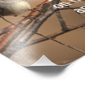 Impression Photo Je chante parce que je suis heureux Sparrow (Coin)