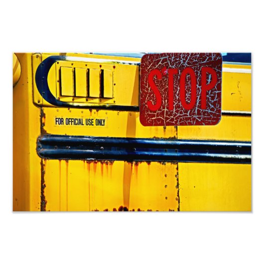 Impression Photo Je Freine Pour La Couleur. (Devant)