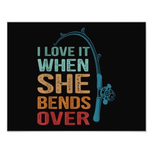 Impression Photo Je L'Aime Quand Elle Se Passe, Pêche Drôle