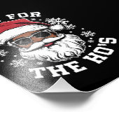 Impression Photo Je Le Fais Pour Hos Christmas African Père Noël (Coin)