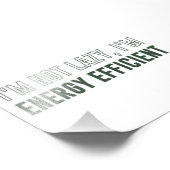 Impression Photo Je ne suis pas blasé Je suis économe en énergie (Coin)