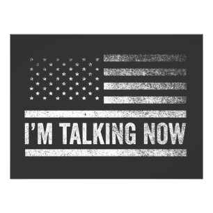 Impression Photo Je parle maintenant du débat présidentiel de Trump
