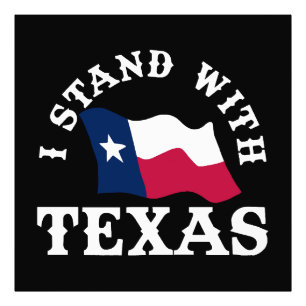 Impression Photo Je suis avec le Texas