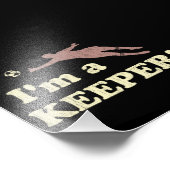 Impression Photo Je suis gardien de but de soccer (Coin)