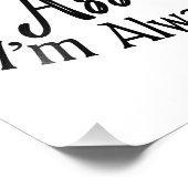 Impression Photo Je suis un chiropraticien pour gagner du temps Sup (Coin)