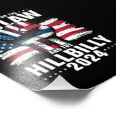 Impression Photo 'Je vote pour l'hors-la-loi et la Hillbilly 2024 U (Coin)