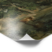 Impression Photo Jean-Baptiste-Camille Corot - Forêt (Coin)