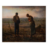 Impression Photo Jean-François Millet - L'Angelus (Devant)