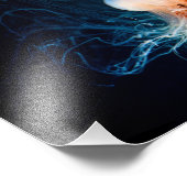 Impression Photo Jellyfish Underwater - Dark Glow (Coin)