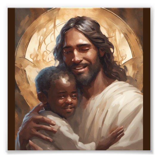 Impression Photo Jésus art (Devant)