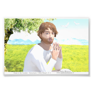 Impression Photo Jésus au Jardin (Gethsémani)