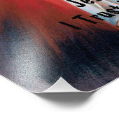 Impression Photo Jésus Christ Je fais confiance en vous Verse catho (Coin)